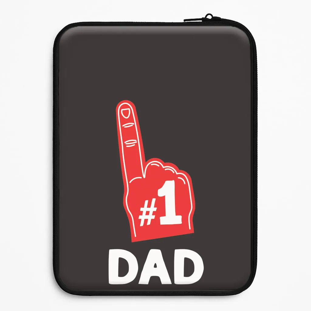 Rugged Build Texture #1 Dad Foam Finger Laptop Sleeve