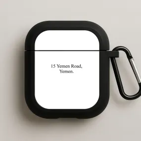 15 Yemen Road, Yemen AirPods Case Durable Silicone Pouch slim airpods protector