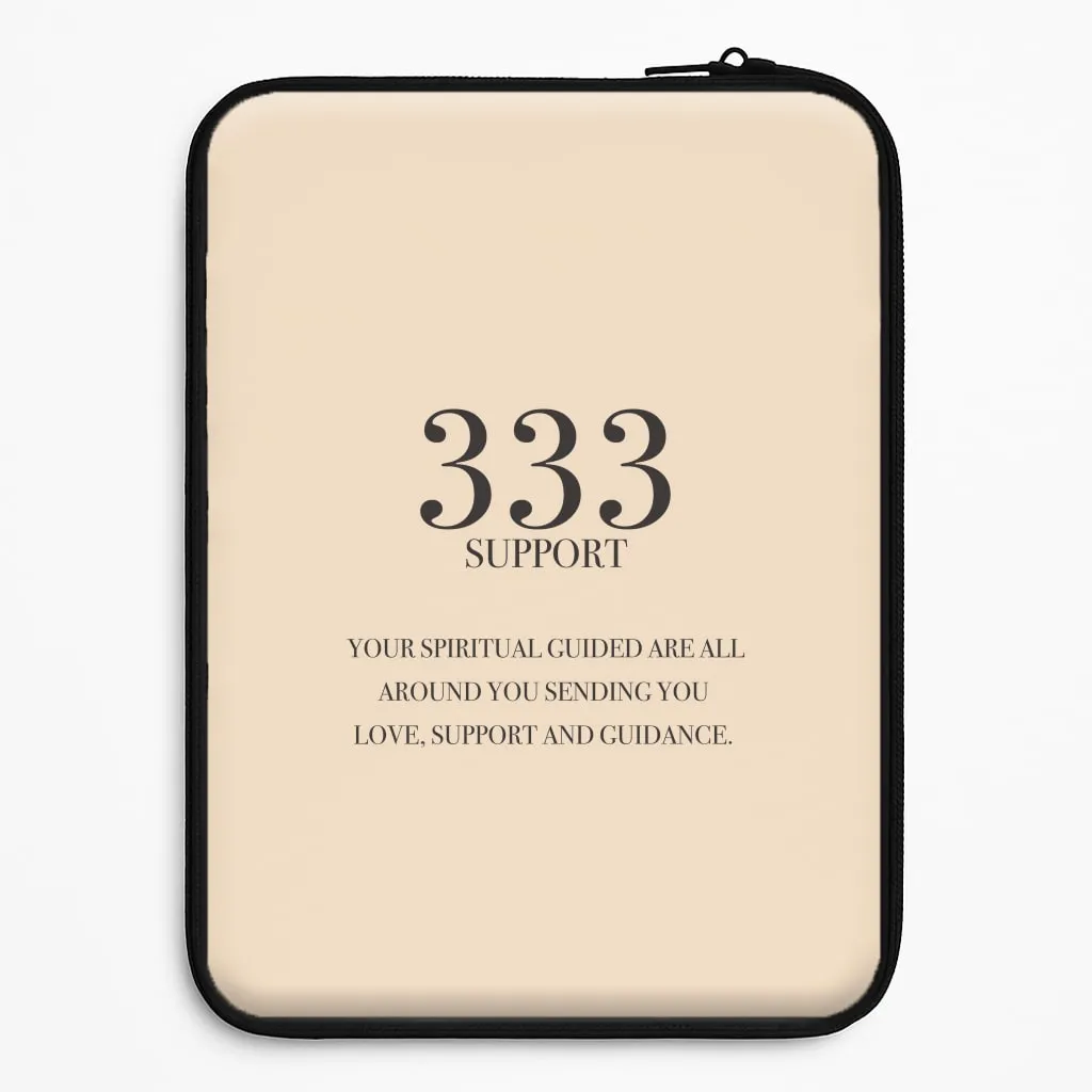 333 - Angel Numbers Laptop Sleeve Strong material Practical Design