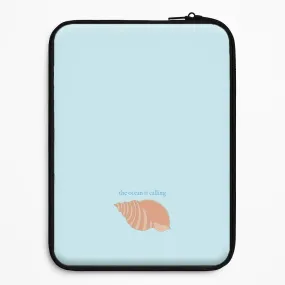 Everyday Comfort Durable Layer The Ocean Is Calling - Seashells Laptop Sleeve