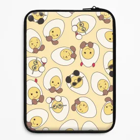 Egg Pattern - Plushy Laptop Sleeve Fashion Texture