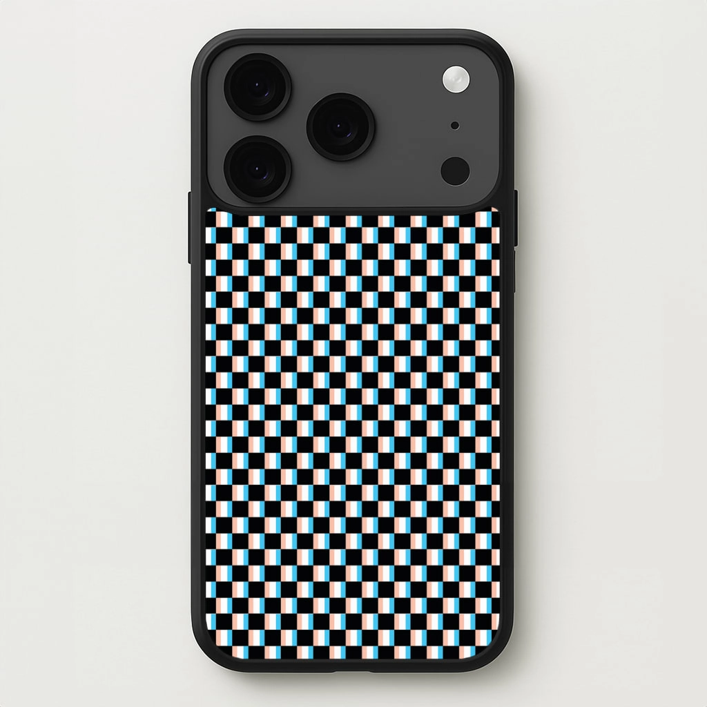 3D Squares - Trippy Patterns Phone Case Fashion Design