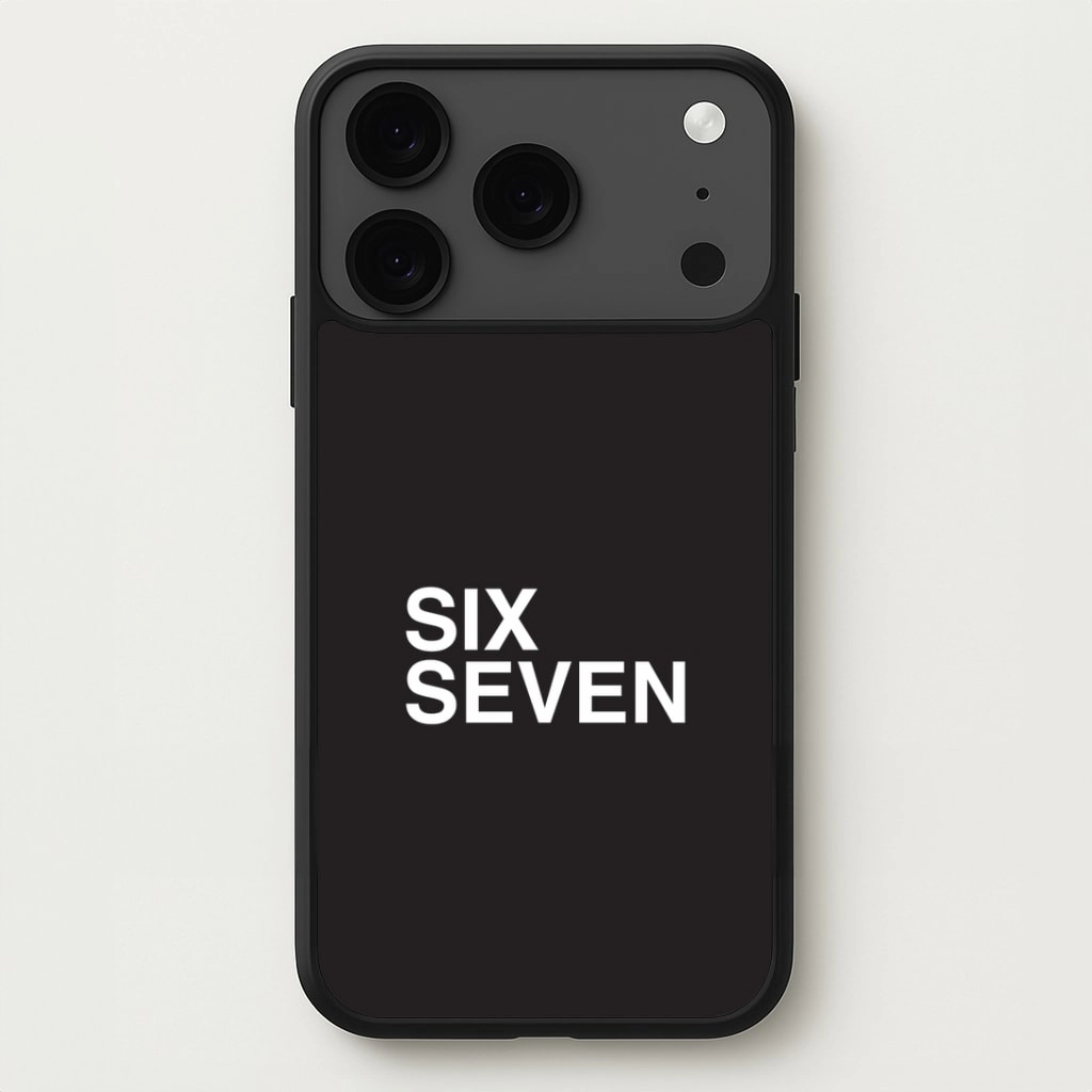 Classic Grip 6 7 Black Phone Case
