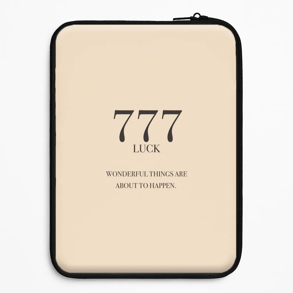 777 - Angel Numbers Laptop Sleeve Comfort Design Layer