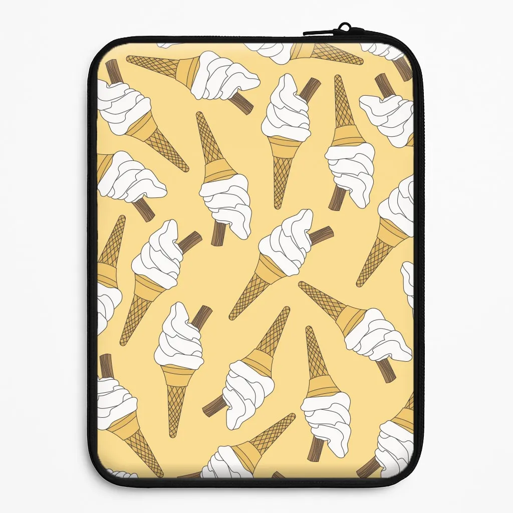 Premium Surface Finish 99s - Ice Cream Patterns Laptop Sleeve