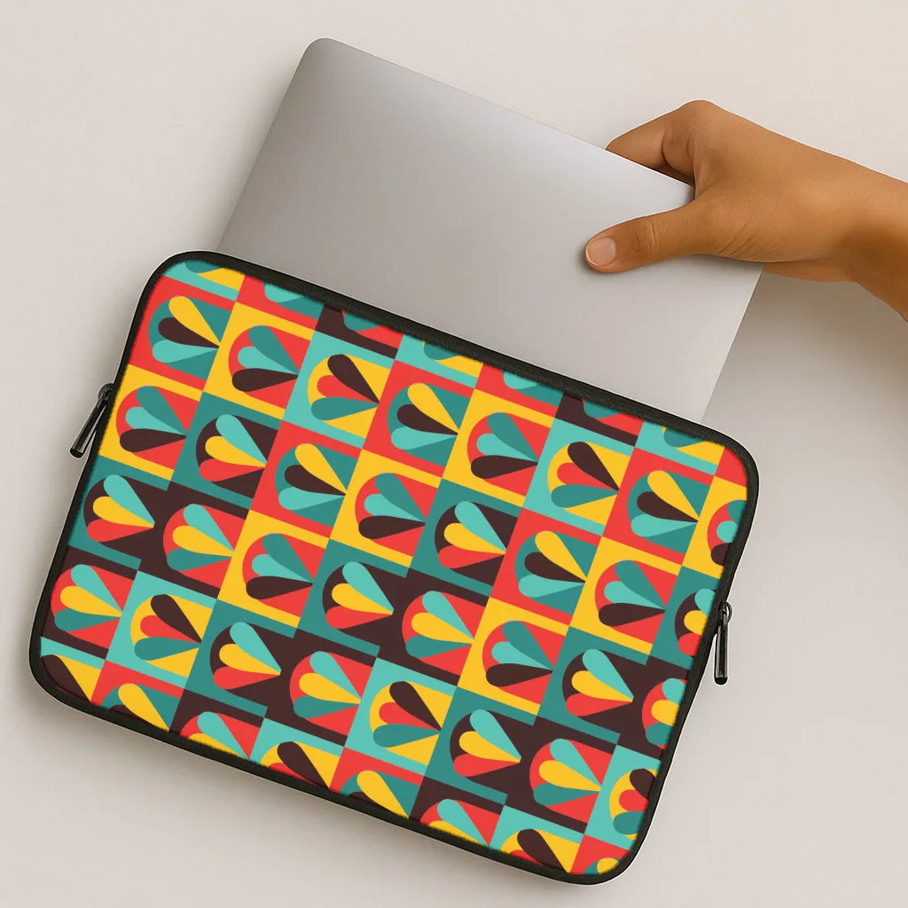 Abstract Pattern 2 Laptop Sleeve Durable Design Luxury Detail