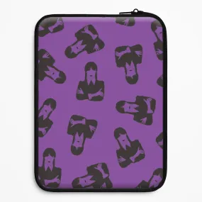 Soft Protection Addams Pattern Laptop Sleeve