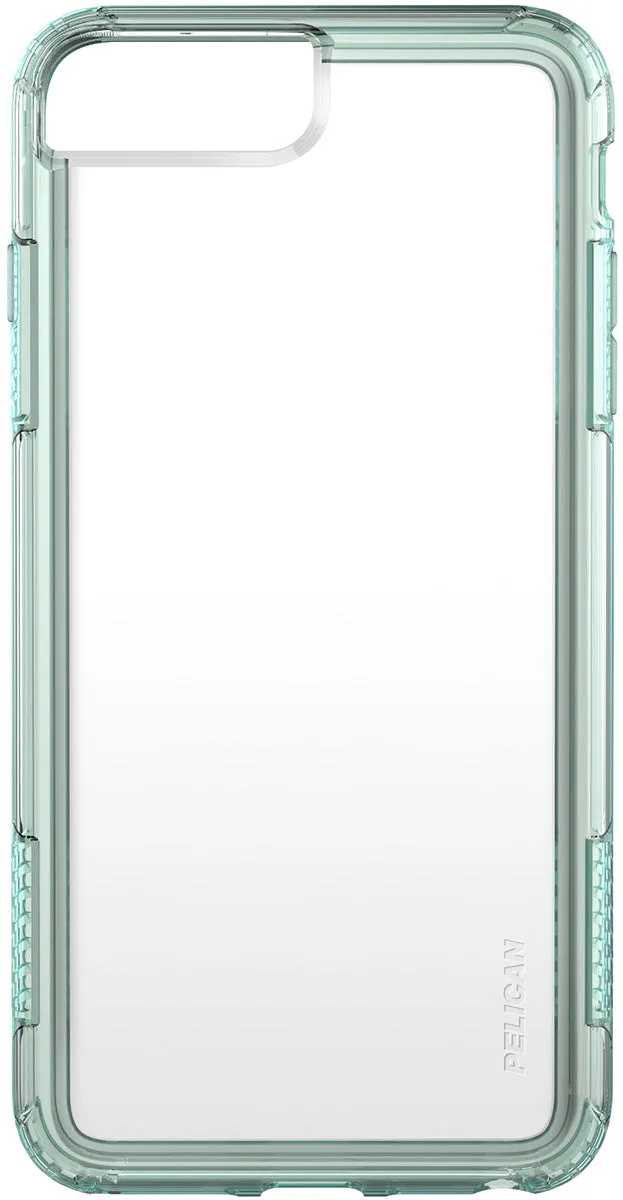 Adventurer Case for Apple iPhone 6 / 6s / 7 / 8 Plus - Clear Teal Modern Grip Design