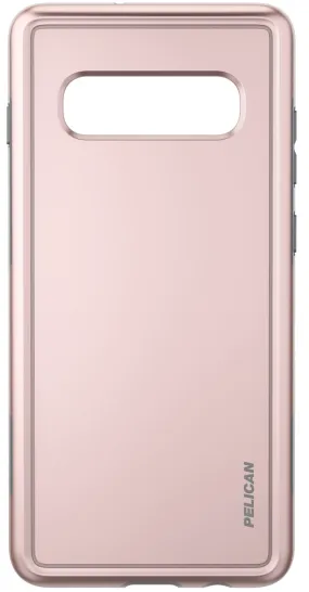 Adventurer Case for Samsung Galaxy S10  (PLUS SIZE) - Rose Gold/Gray Slim Fit Design Rugged Build Texture