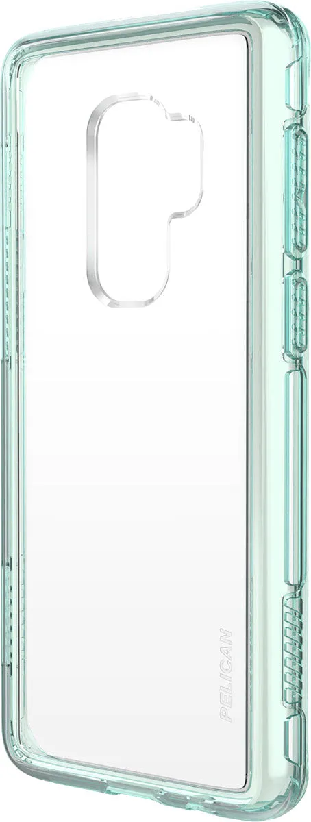 Adventurer Case for Samsung Galaxy S9  (PLUS SIZE) - Clear Teal Premium Touch