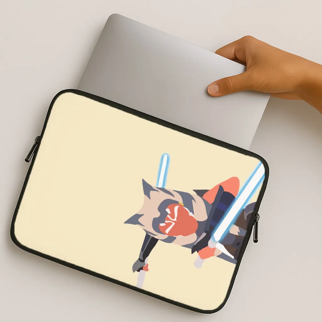 Compact Fit anti fingerprint Ahsoka Tano Laptop Sleeve