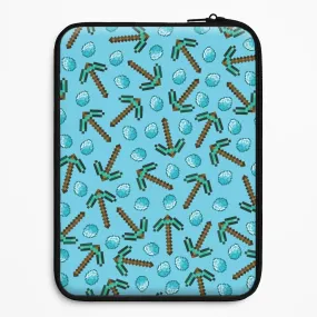 Diamond Axe Pattern Laptop Sleeve Camera Protection