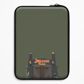 The gate - Dinosaur Park Laptop Sleeve Color Gradient Slim Comfort