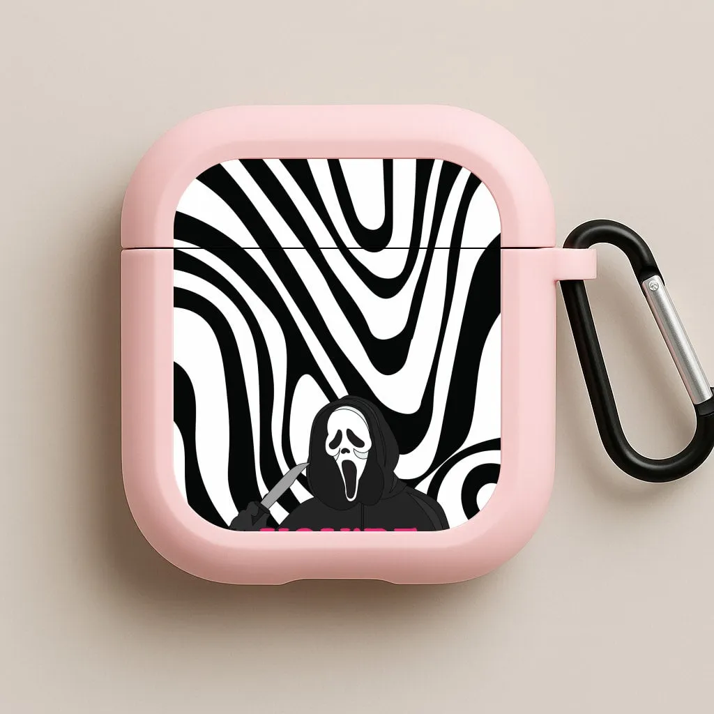 Pocket Friendly Bag Minimalist Rubber Cover You're Next AirPods Case