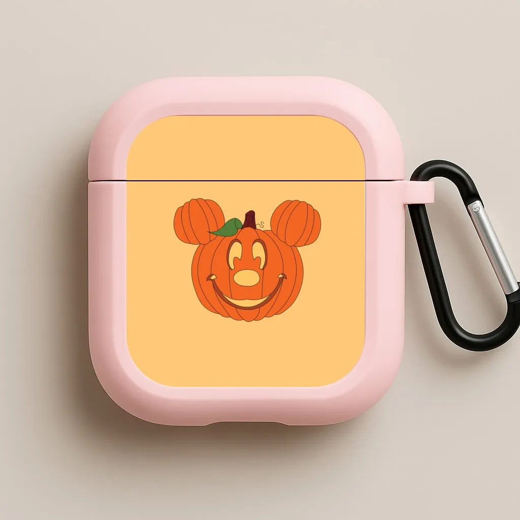 Slim Protective Cover Mouse Pumpkin Halloween AirPods Case