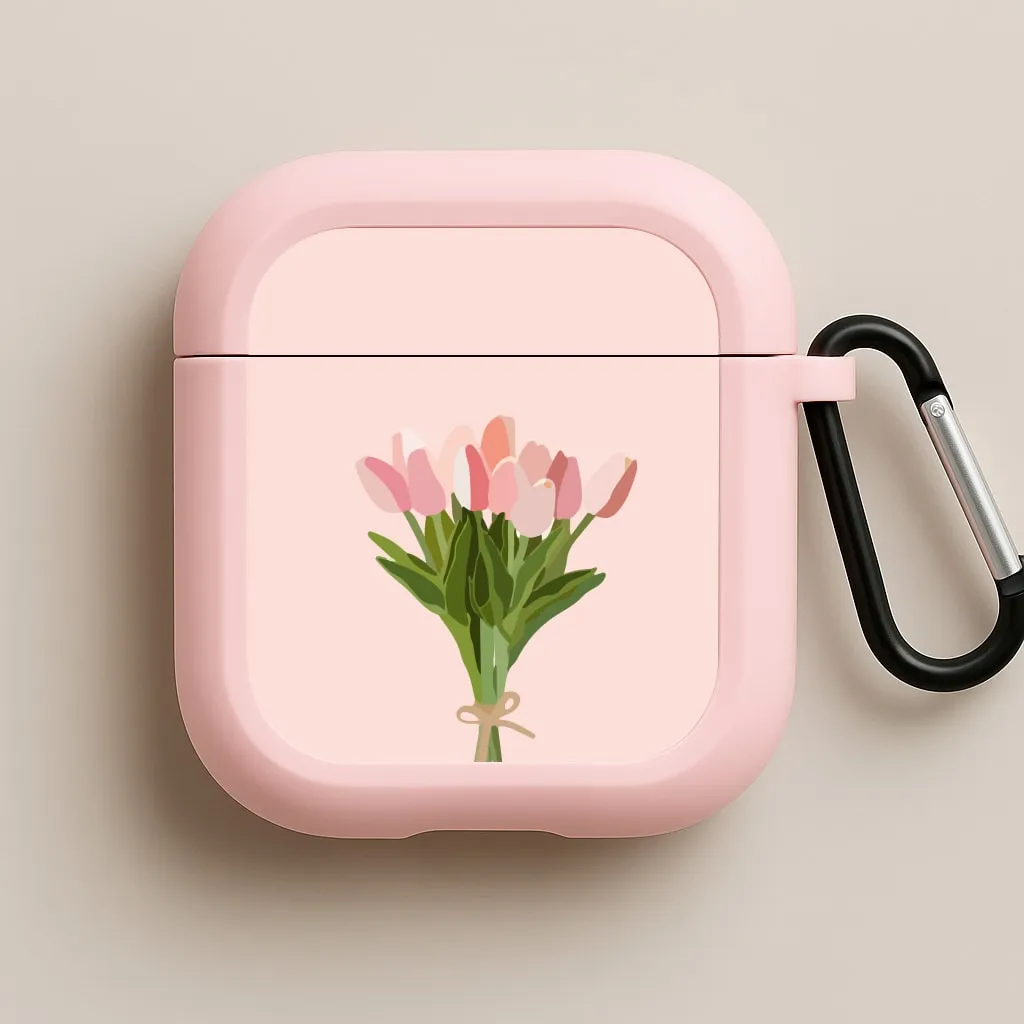 Spring Tulips AirPods Case fashion commuter airpods protector