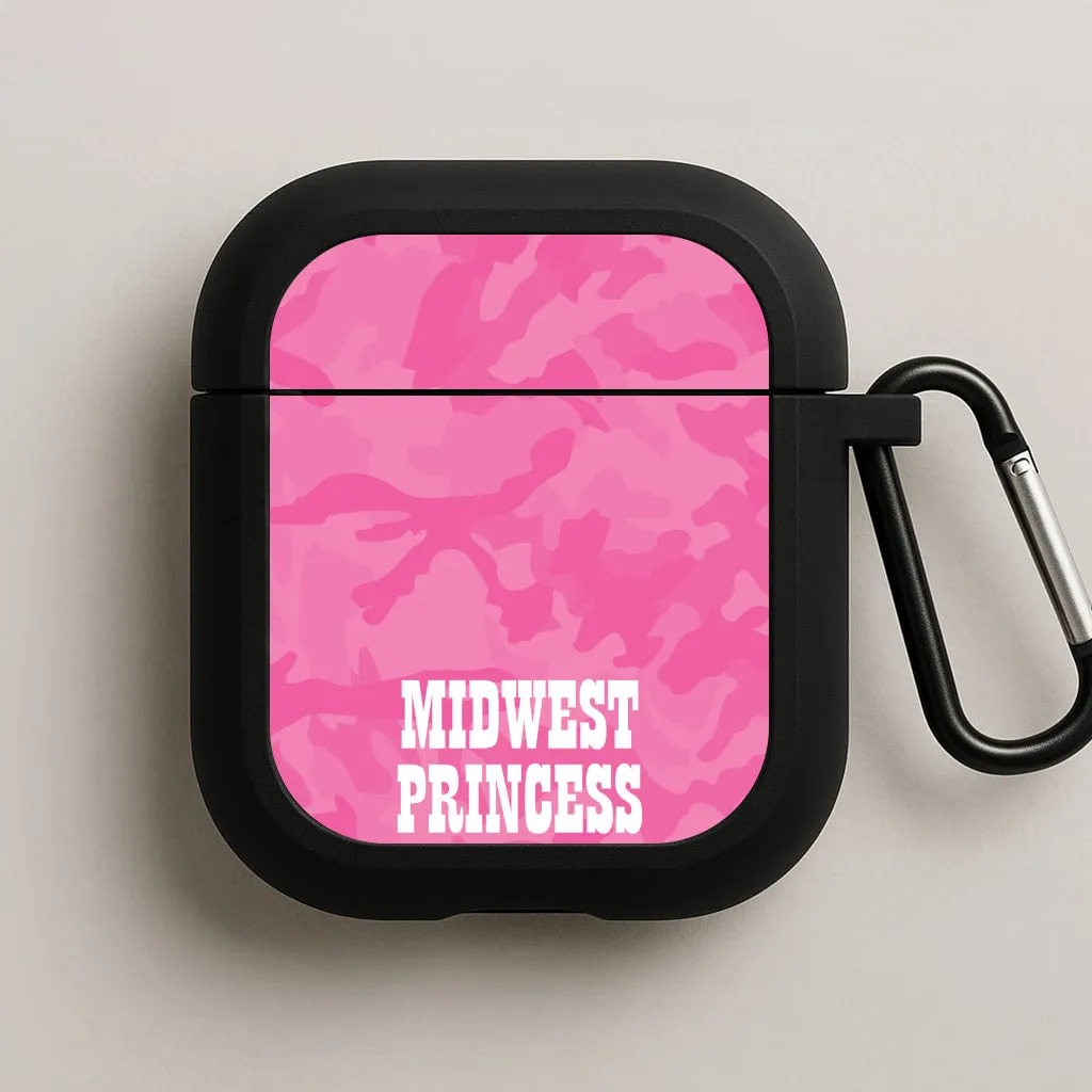 Magnetic Lock Cover Midwest Princess Camo AirPods Case