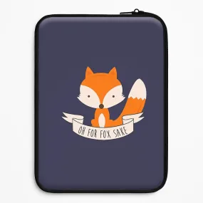 Durable Finish Oh For Fox Sake Laptop Sleeve
