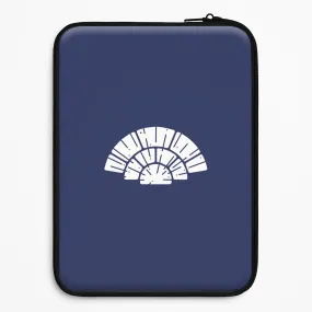 Minimal Edge Design Modern Grip Texture Blue Design Laptop Sleeve