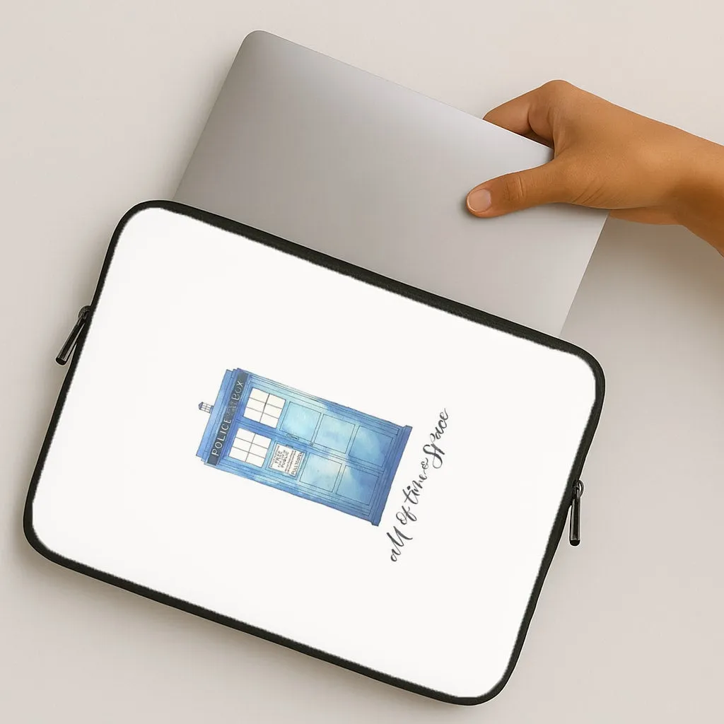 Student Friendly Smooth Design All of Time and Space Laptop Sleeve