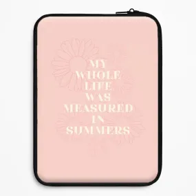 Travel Accessory Fashion Accent Dasies Quote Laptop Sleeve