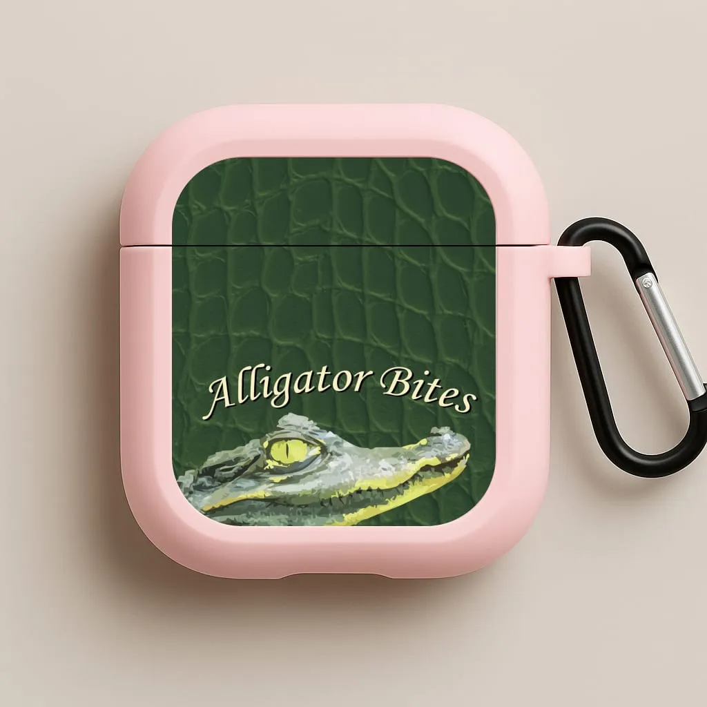Chic Design Case Alligator Bites Never Heal AirPods Case