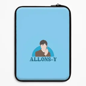 Allons-y Laptop Sleeve Rugged Texture Design