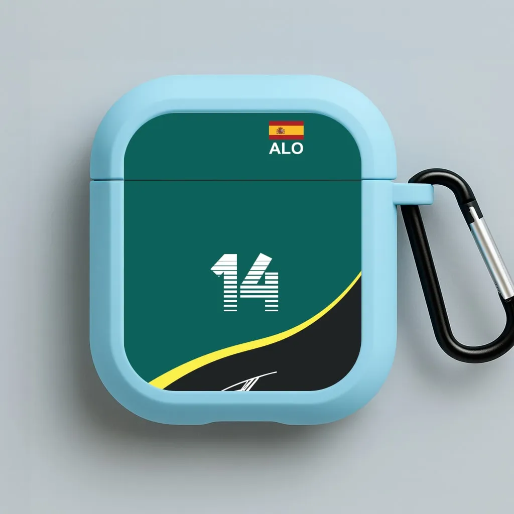 Alonso - F1 AirPods Case Vibrant Color Shell