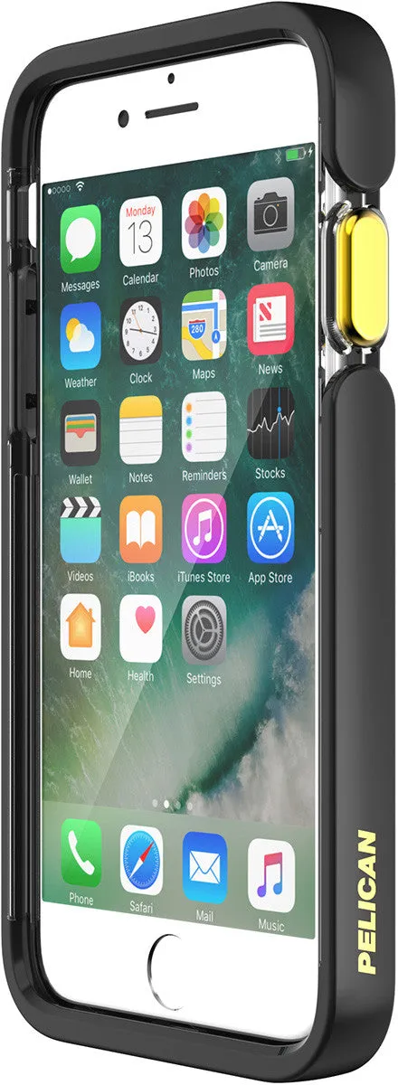 daily protection Protective Fit Ambassador Case for Apple iPhone 6 / 6s / 7 / 8 / SE - Clear Black