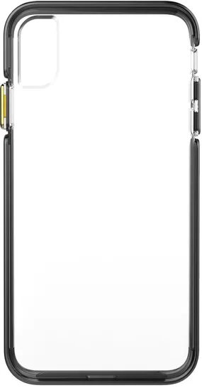 Polished Texture Design Ambassador Case for Apple iPhone Xs Max - Black/Gold