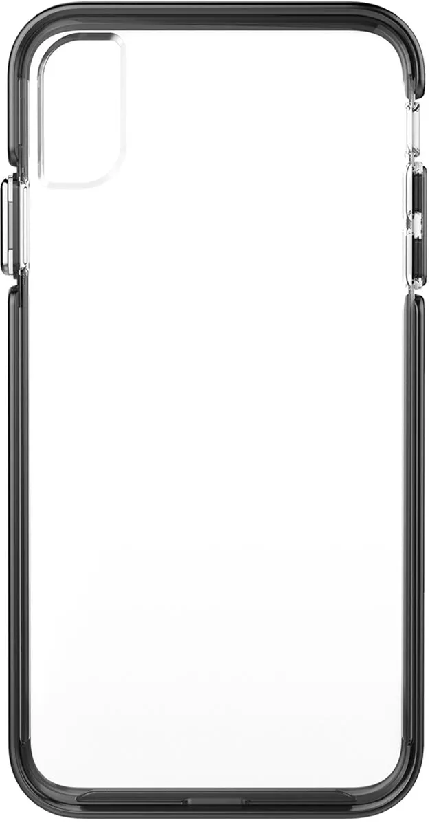 Ambassador Case for Apple iPhone Xs Max - Black/Silver Durable Shell