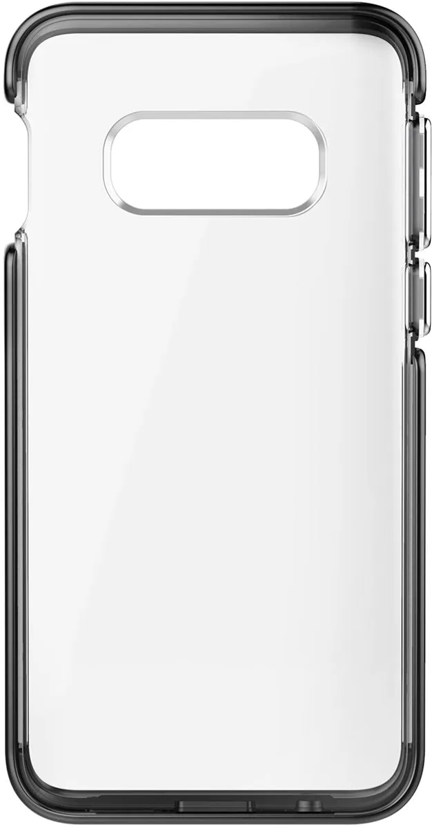 Ambassador Case for Samsung Galaxy S10e - Clear Black Silver Soft Layered Design