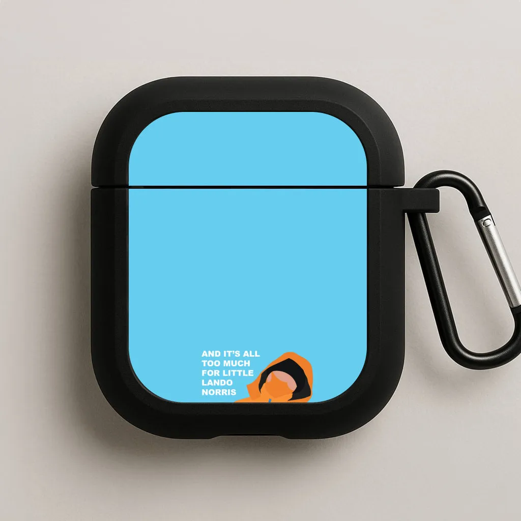 Durable Carry Texture Compact Travel Storage And It's All Too Much AirPods Case