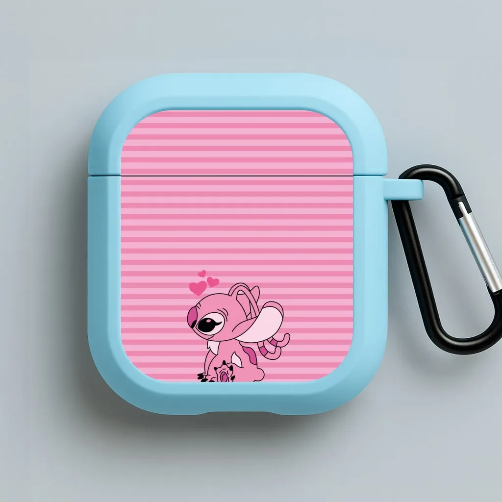 vivid ergonomic commuter airpods case Charging Case Sleeve Angel Valentine's AirPods Case