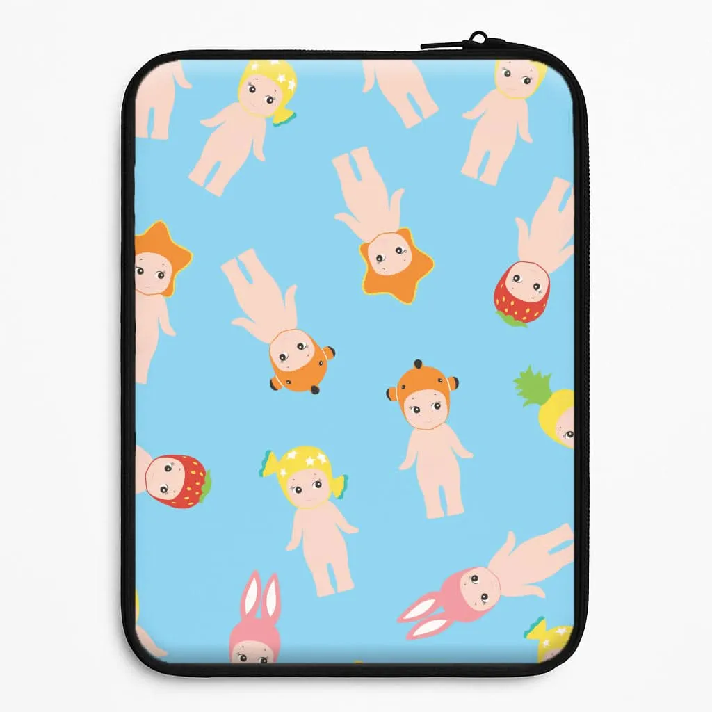 Angels Pattern Laptop Sleeve Modern Build Polished Finish Texture