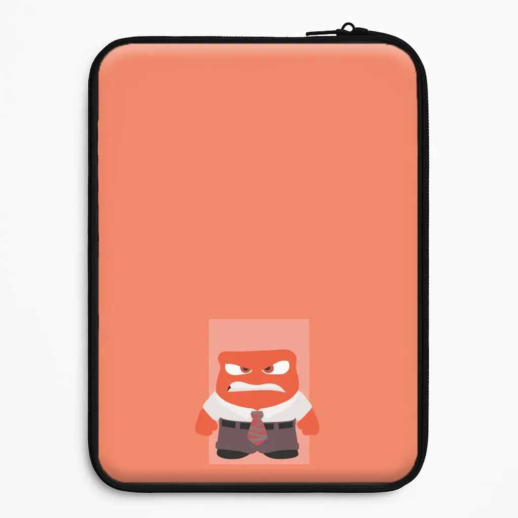 Smooth Pattern Premium Grip Anger - Inside Out Laptop Sleeve