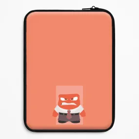 Smooth Pattern Premium Grip Anger - Inside Out Laptop Sleeve