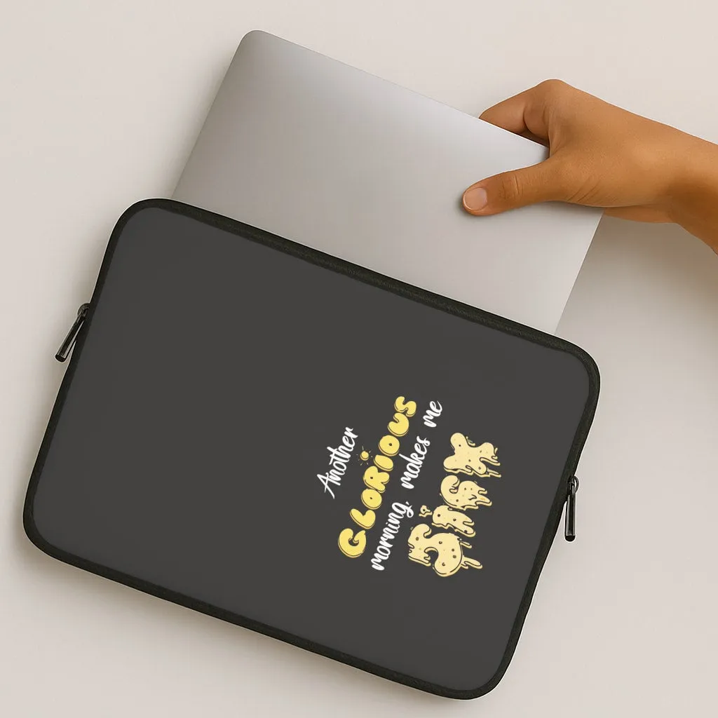 Another Glorious Morning Makes Me Sick - Hocus Halloween Laptop Sleeve Vivid Surface Detail