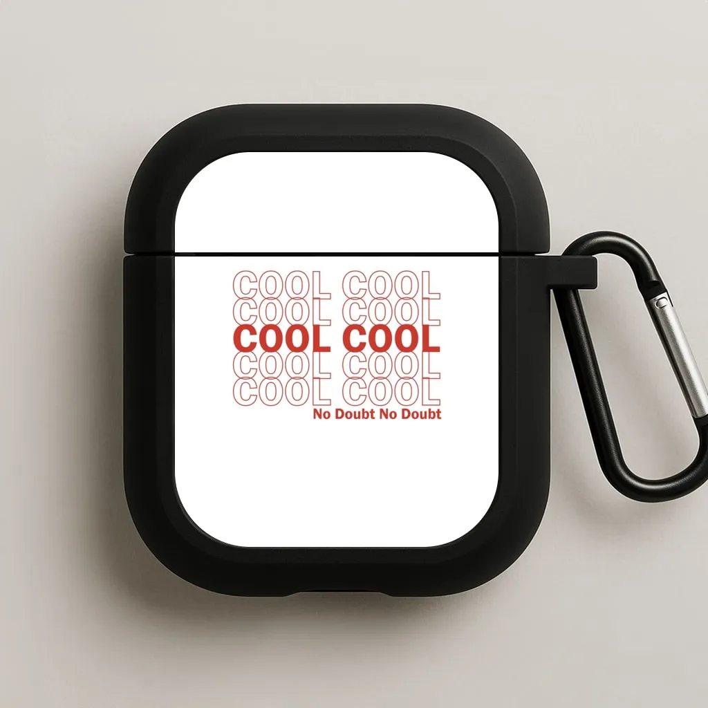 Durable Travel Bag Cool Cool Cool No Doubt White - B99 AirPods Case