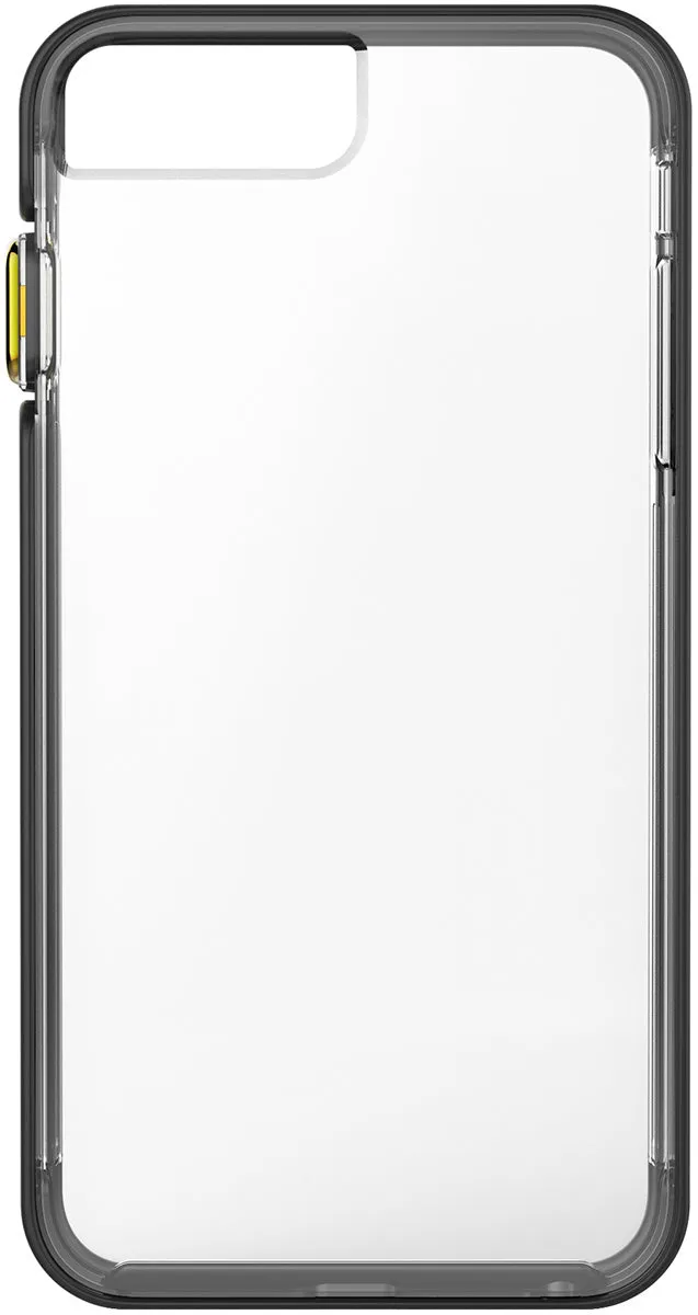 Luxury Detail Texture Protective Detailing Edge Ambassador Case for Apple iPhone 6 / 6s / 7 / 8 Plus - Clear Black