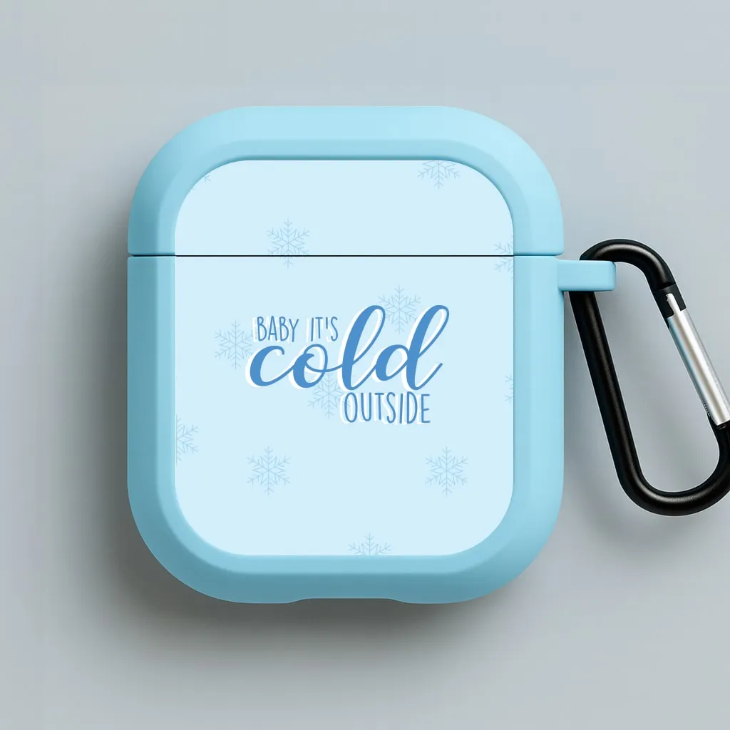 Baby It's Cold Outside - Christmas Songs AirPods Case soft pastel airpods case