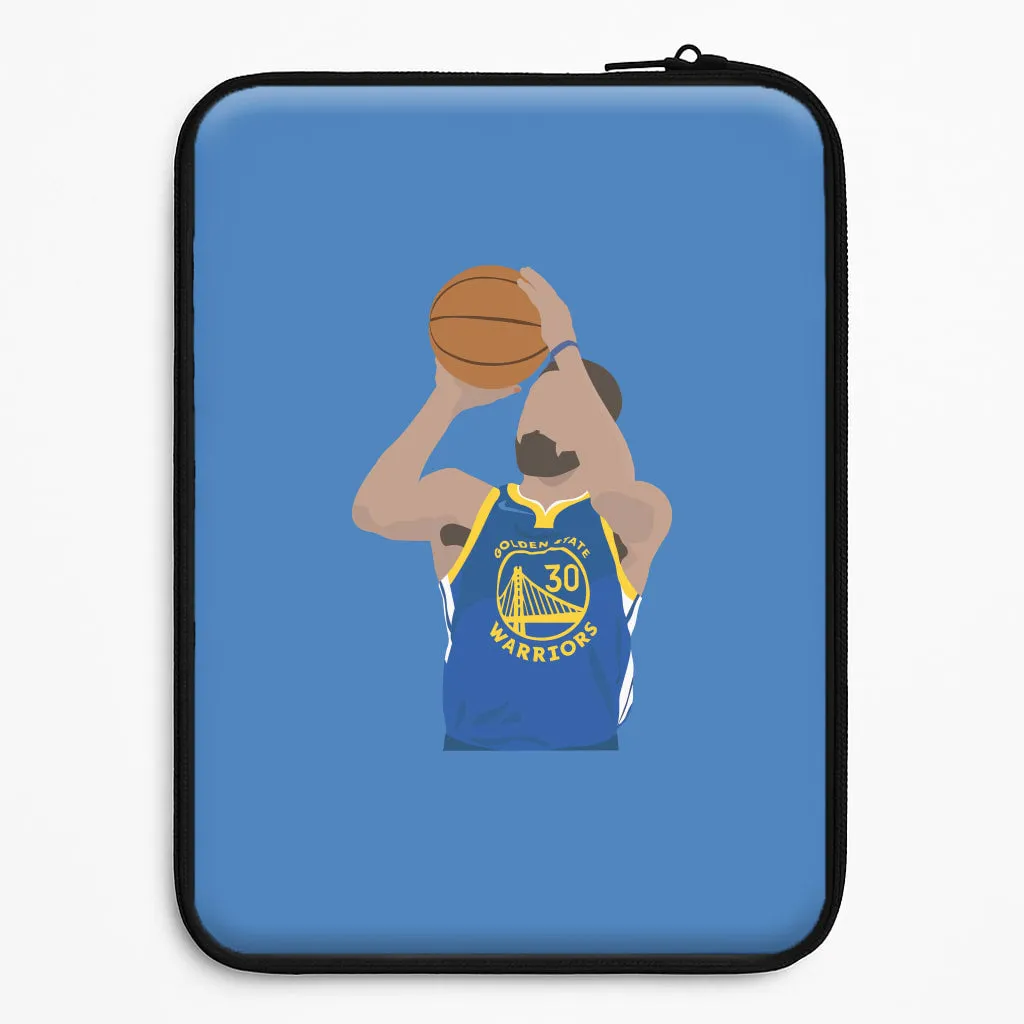 Luxury Edge Texture Water shield Curry - Basketball Laptop Sleeve