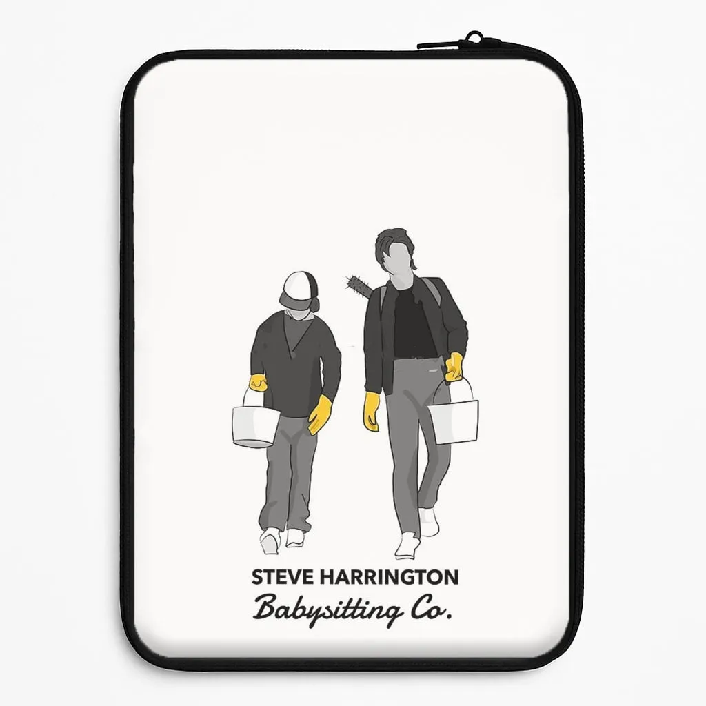 Bold colors Steve Harrington Babysitting Co Laptop Sleeve