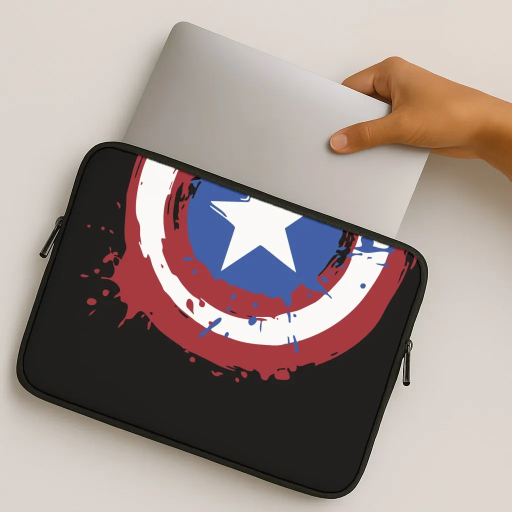 Lightweight Grip The Shield Laptop Sleeve