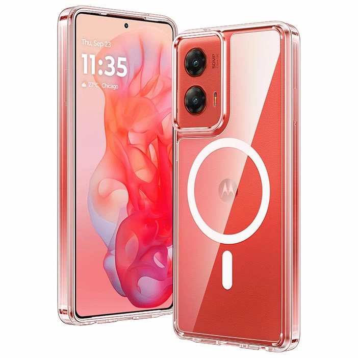 FNTCASE for Moto G Stylus 5G 2024 6.7 inch Case: Magnetic Charging Anti Yellowing Shockproof Magsafe Support Phone Case Luxury Detail