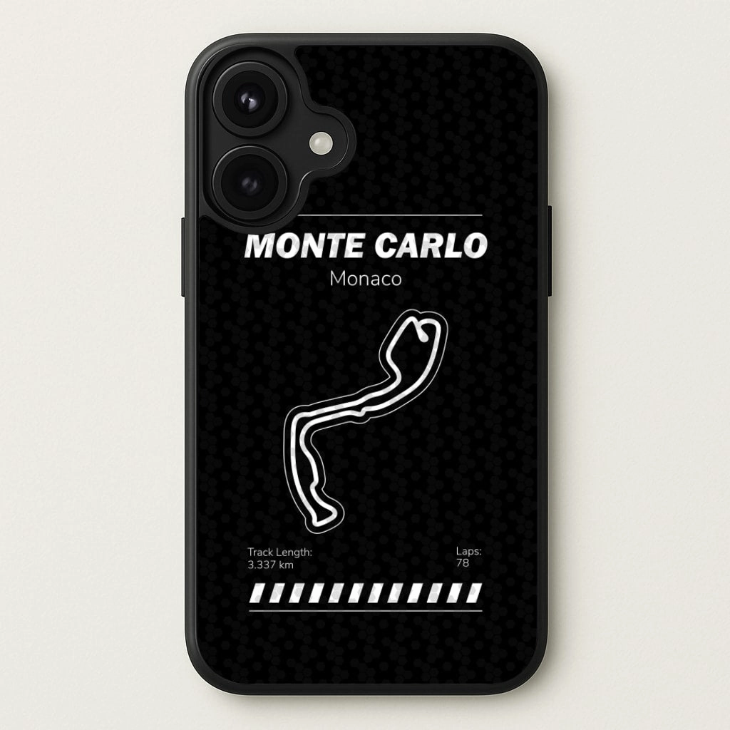 Modern Accessory Rugged Detail Layer Monte Carlo Circuit Phone Case