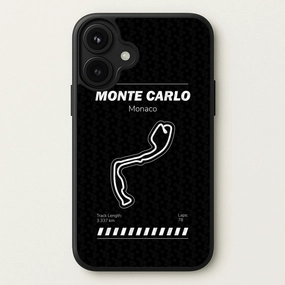 Modern Accessory Rugged Detail Layer Monte Carlo Circuit Phone Case