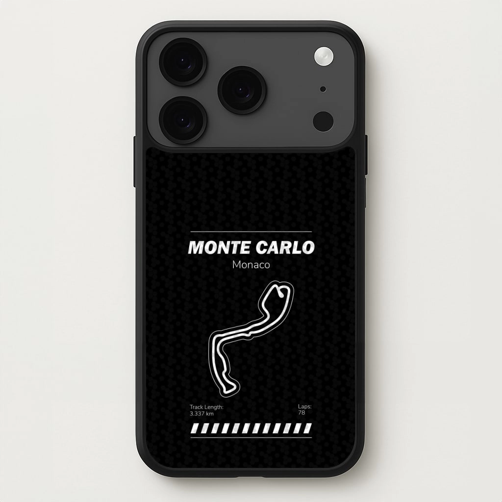 Monte Carlo Circuit Phone Case Flexible structure Phone Accessory