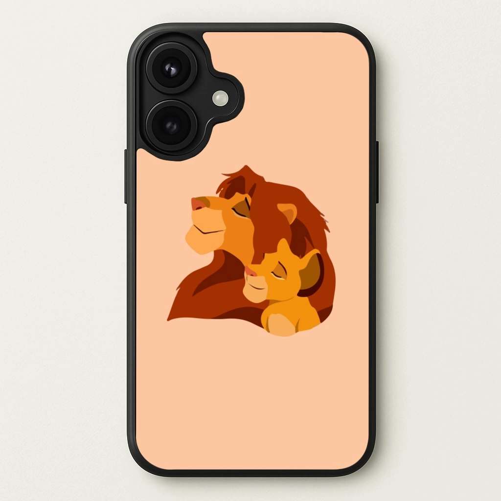 dust protection Comfort touch King Lion And Cub Phone Case