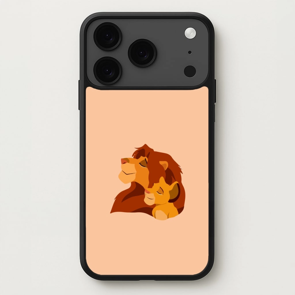 Lightweight Feel King Lion And Cub Phone Case